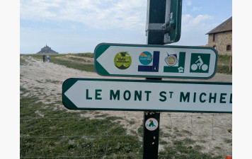 Betty et Didier au Mont-Saint-Michel